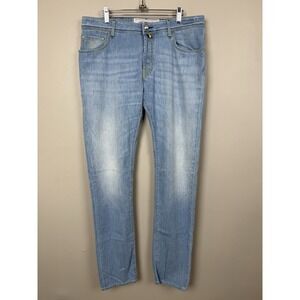 Jacob Cohen Jeans Style 688 Button Fly Luxury Italian Designer Denim Pants 36